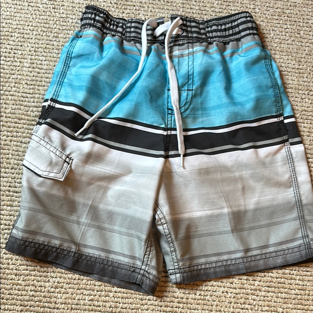 Kanu Surf Aqua and Gray Board Shorts
